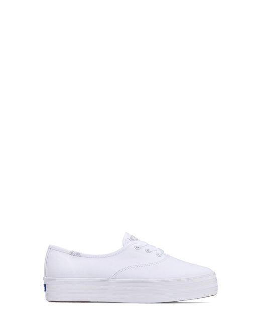Keds White Keds Point Leather Sneaker
