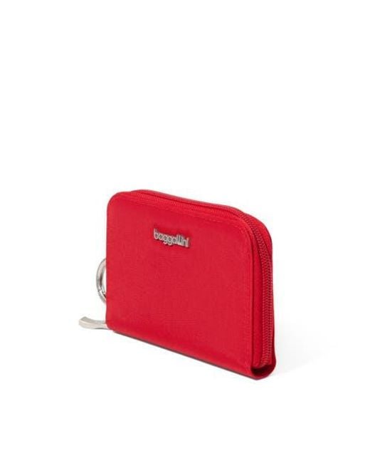 Baggallini Red Deluxe Card Case