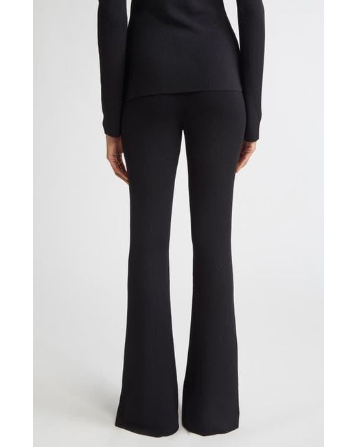 Altuzarra Black Florie Jersey Bootcut Pants