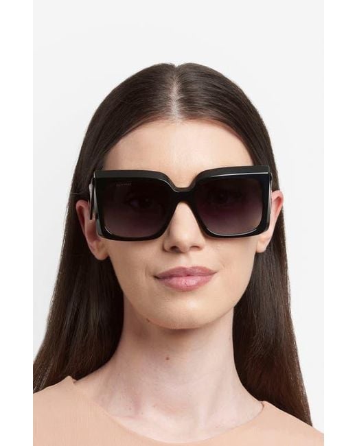Etro Black 57Mm Square Sunglasses