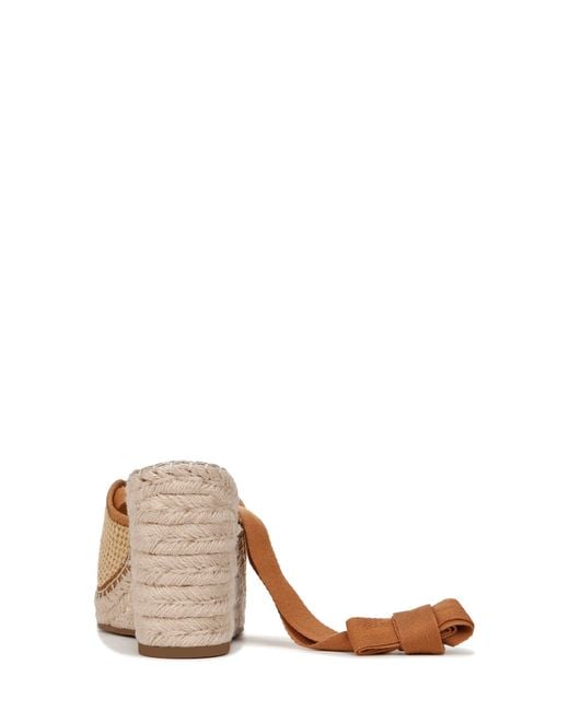 Sarto Brown Sierra Platform Wedge Espadrille