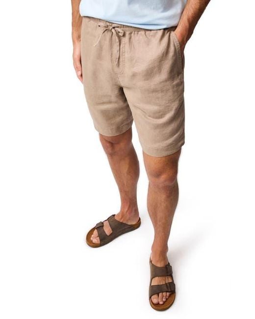 Rodd & Gunn Natural Linen Shorts for men