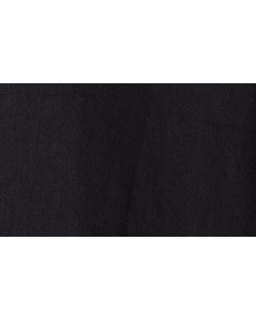 Frank & Eileen Blue Pull-On Linen Pants