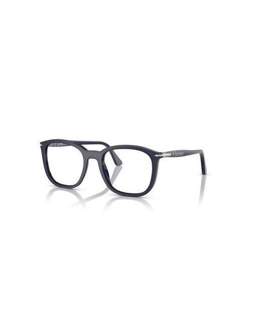 Persol Blue 50Mm Rectangle Optical Glasses