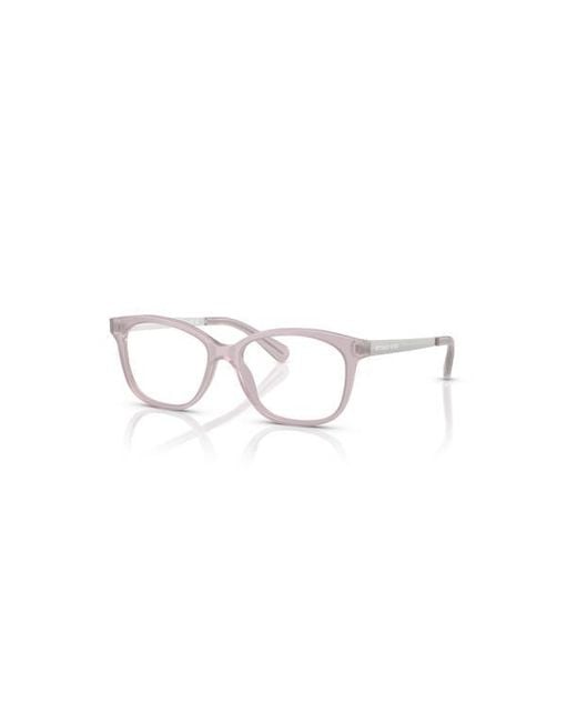 Michael Kors Metallic 51Mm Rectangle Optical Glasses