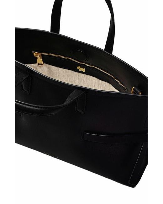 Radley Black Fleet Street Open Top Crossbody Bag