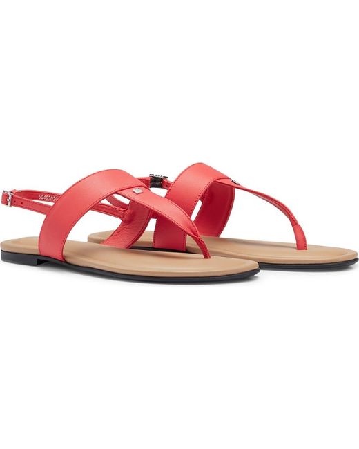 Boss Pink Jo Slingback Sandal