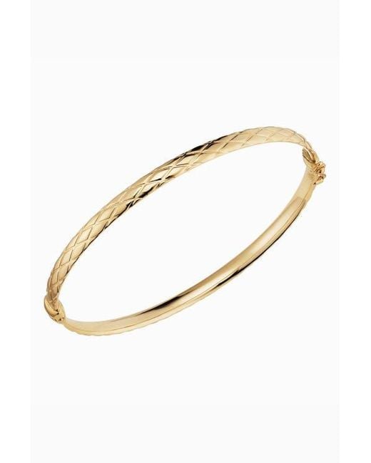 Oradina White 14K Diamondback Bangle