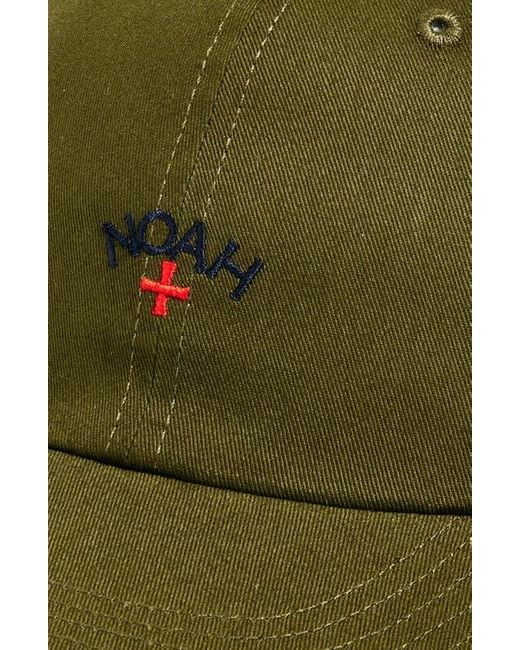 Noah NYC Green Core Logo Baseball Cap for men
