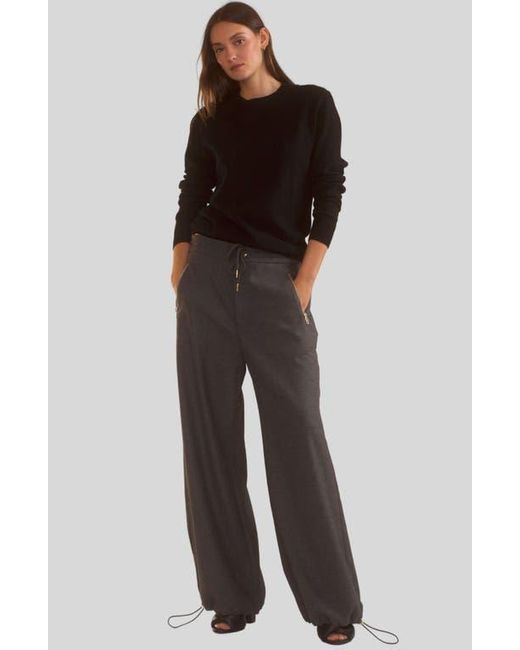 Cynthia Rowley Gray Elea Wool Cashmere Sweater