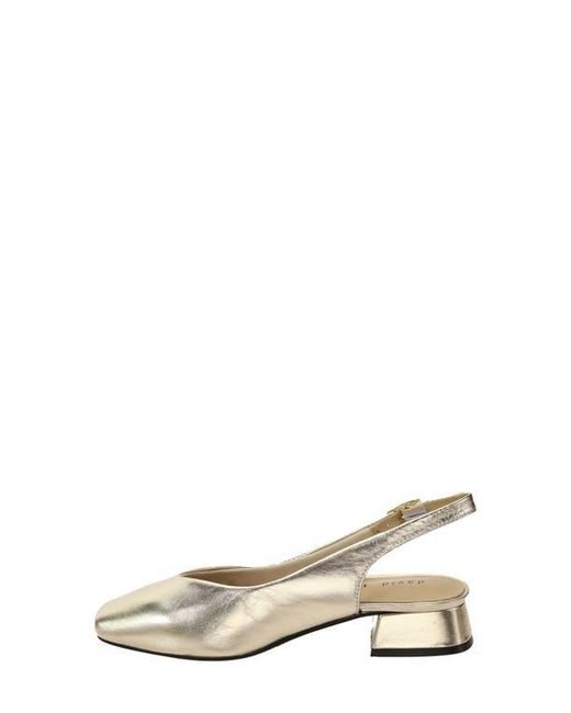 David Tate Natural Sugar Slingback Pump