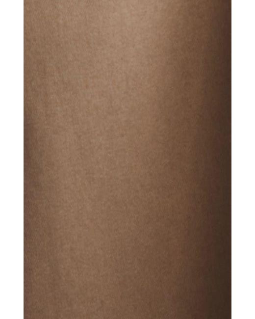 Burberry Natural Brenda Cotton Gabardine Trench Skirt