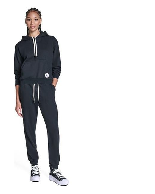 Converse Blue Chuck Taylor Patch Classic Pullover Hoodie