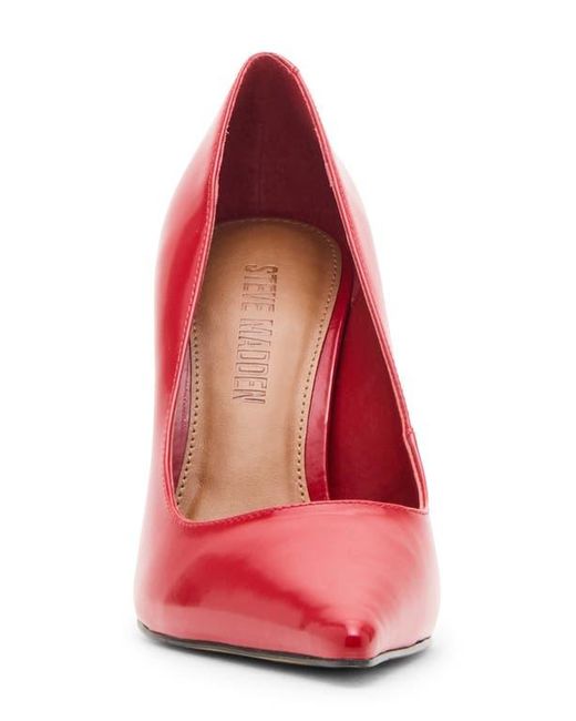 Steve Madden Red Noir Pointed Toe Pump