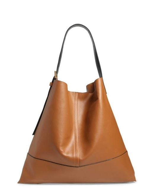 AllSaints Brown Asha Shoulder Bag