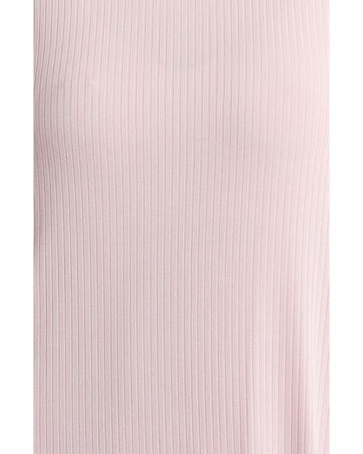 Nordstrom Pink Moonlight Rib Tank Nightgown