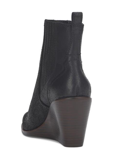 Lucky Brand Black Wilano Wedge Bootie