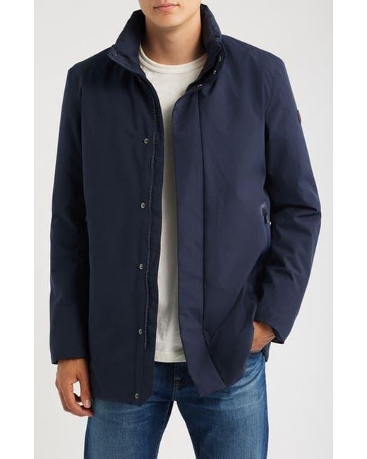 Save The Duck Blue Blaise Waterproof Plumtech Jacket for men