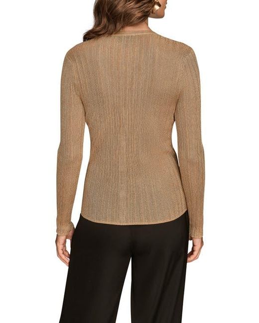 Donna Karan Black Metallic Cardigan