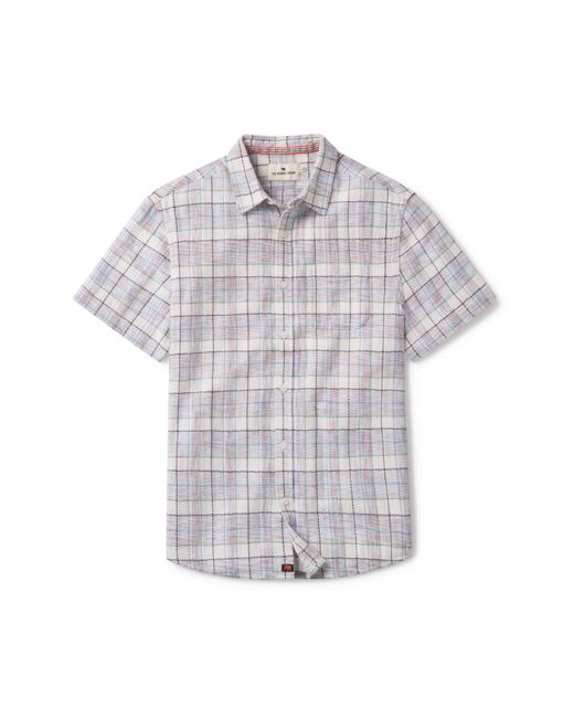 The Normal Brand Gray Freshwater Short Sleeve Button-up Shirt for men