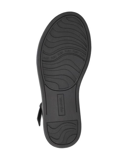 Easy Street Black Chirp Quarter Strap Gladiator Sandal