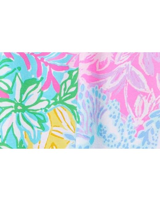 Lilly Pulitzer Multicolor Parigi Floral Skort Romper