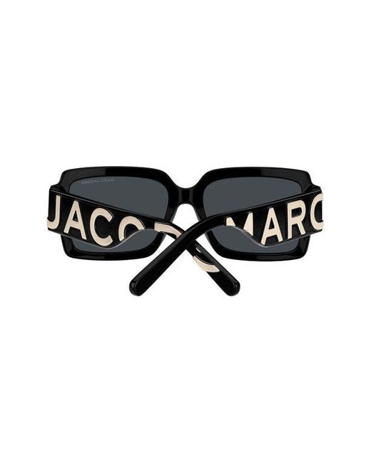 Marc Jacobs Black 55Mm Gradient Rectangular Sunglasses