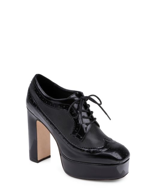 L'Agence Black Tania Platform Pump