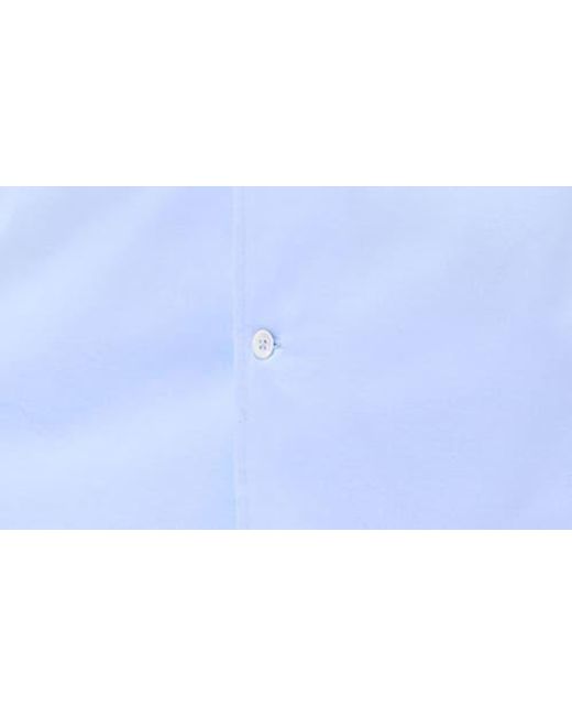 Bugatchi Blue Devon Ooohcotton Button-Up Shirt for men
