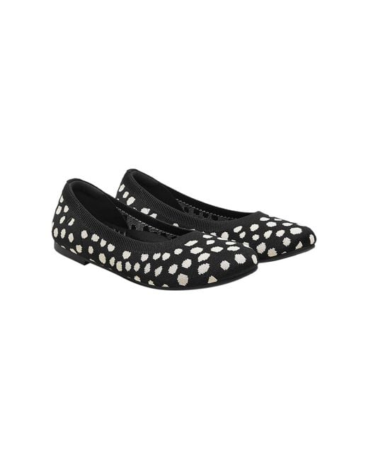 VIVAIA Black Claire Round-Toe Flats