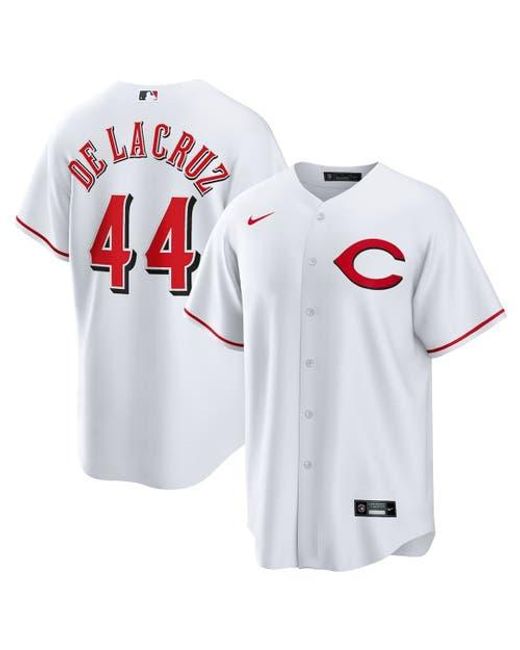 Nike White Elly De La Cruz Cincinnati Reds Alternate 2 Replica 2.0 Player Jersey for men