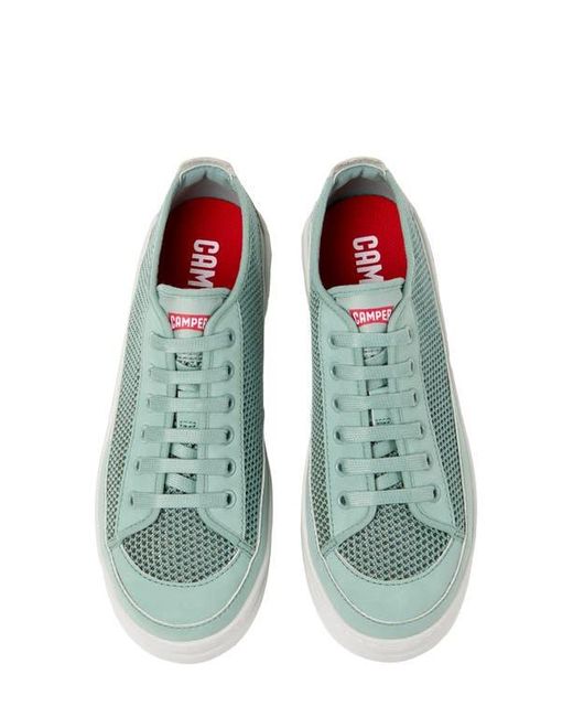 Camper Green Runner Up Perforated Platform Sneaker