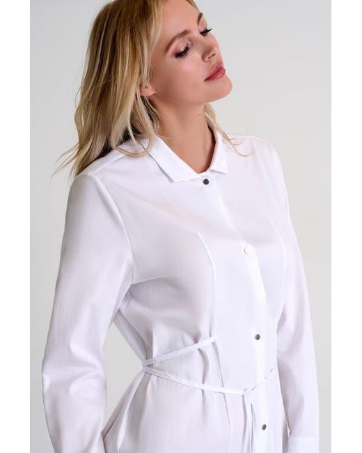 Shan White Poplin Shirt Tunic