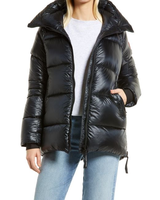 Canada Goose Black Cypress Packable 750 Fill Power Down Puffer Jacket