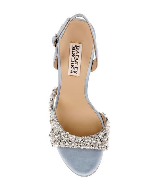 Badgley Mischka Blue Jenesis Slingback Sandal