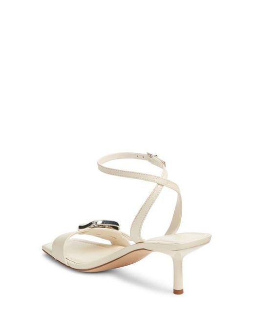Nordstrom White Simone Ankle Strap Sandal