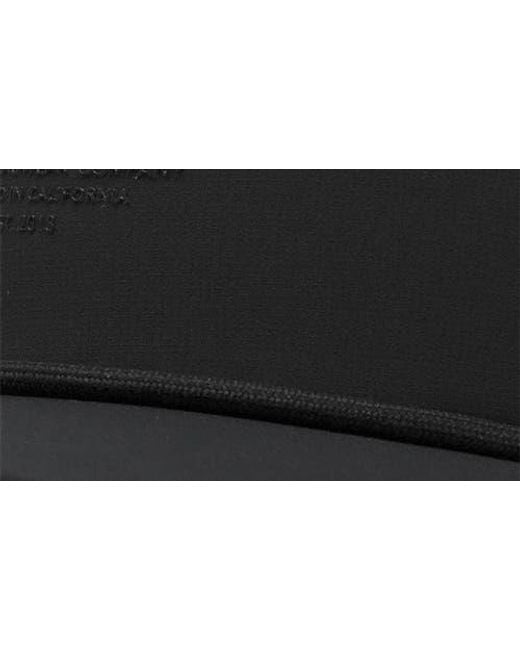 Melin Black Coronado Hydrolite Performance Snapback Hat for men