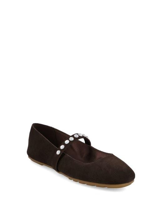 MIA Black Karolin Mary Jane Flat