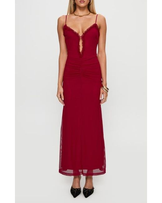 Princess Polly Red Capisce Cutout Maxi Dress
