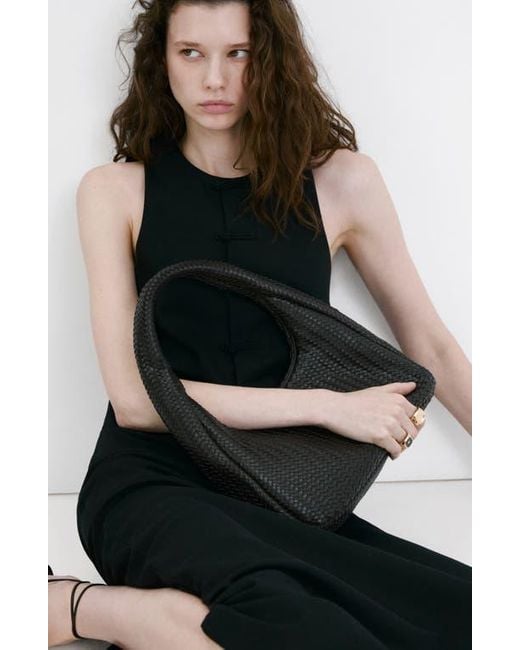 Mango Black Toggle Closure Vest