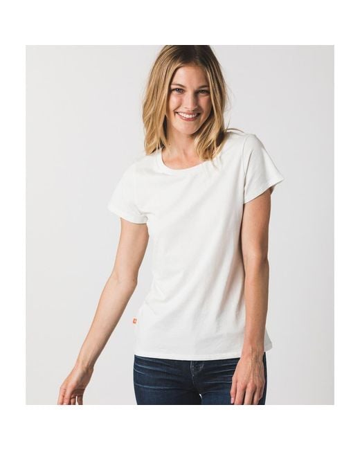 Known Supply White Fitted Tee