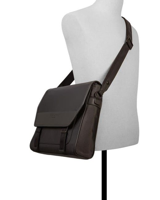 Ted Baker Black Exeter Crossbody Messenger Bag for men