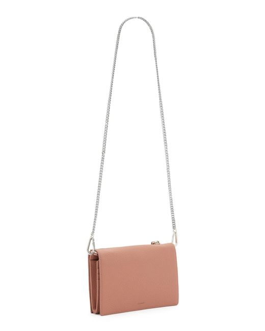 Fetch leather chain crossbody bag hot sale