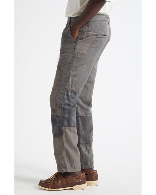 Visvim Bricolage Wool & Linen Pants in Gray for Men | Lyst