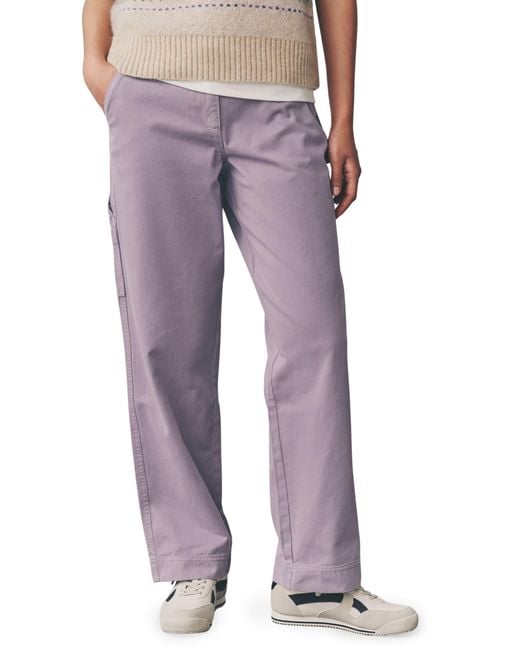 Next Purple Cotton Carpenter Pants