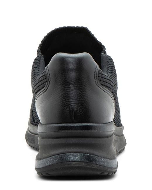 Ara Black Nassau Waterproof Slip-On Sneaker