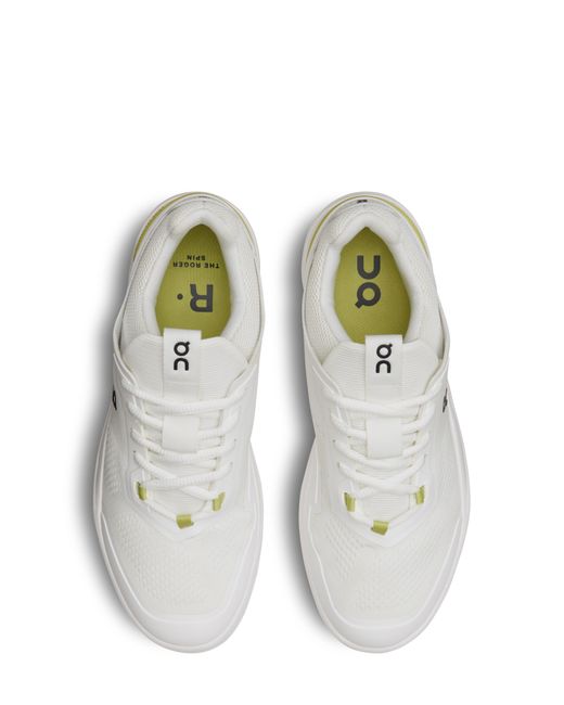On Shoes White The Roger Spin Tennis Sneaker