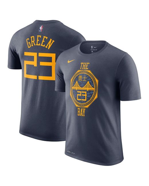 Nike Blue Draymond Green Golden State Warriors 2018/19 City Edition Name & Number T-shirt At Nordstrom for men