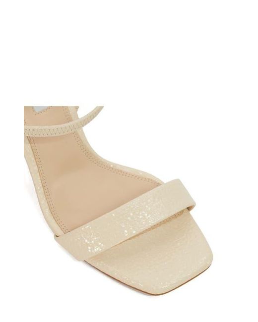 Dune Metallic Methodical Ankle Strap Sandal
