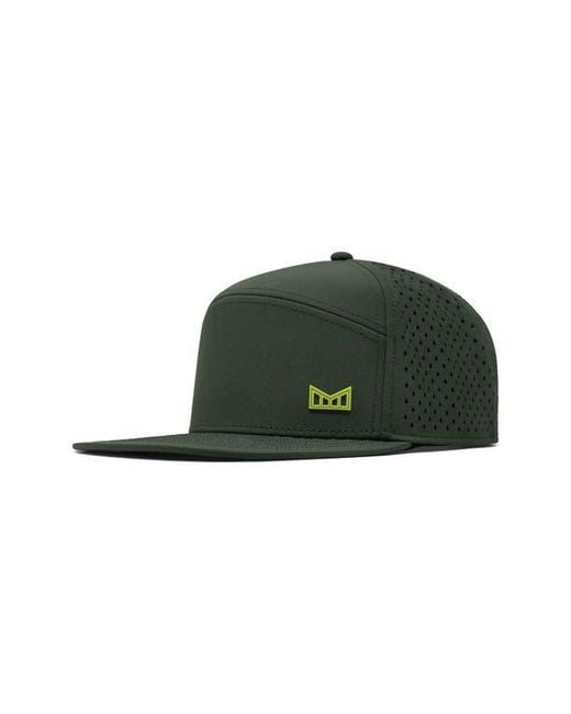 Melin Green Trenches Icon Hydro Performance Snapback Hat for men